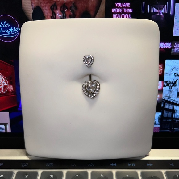 Heart belly ring - Picture 1 of 1